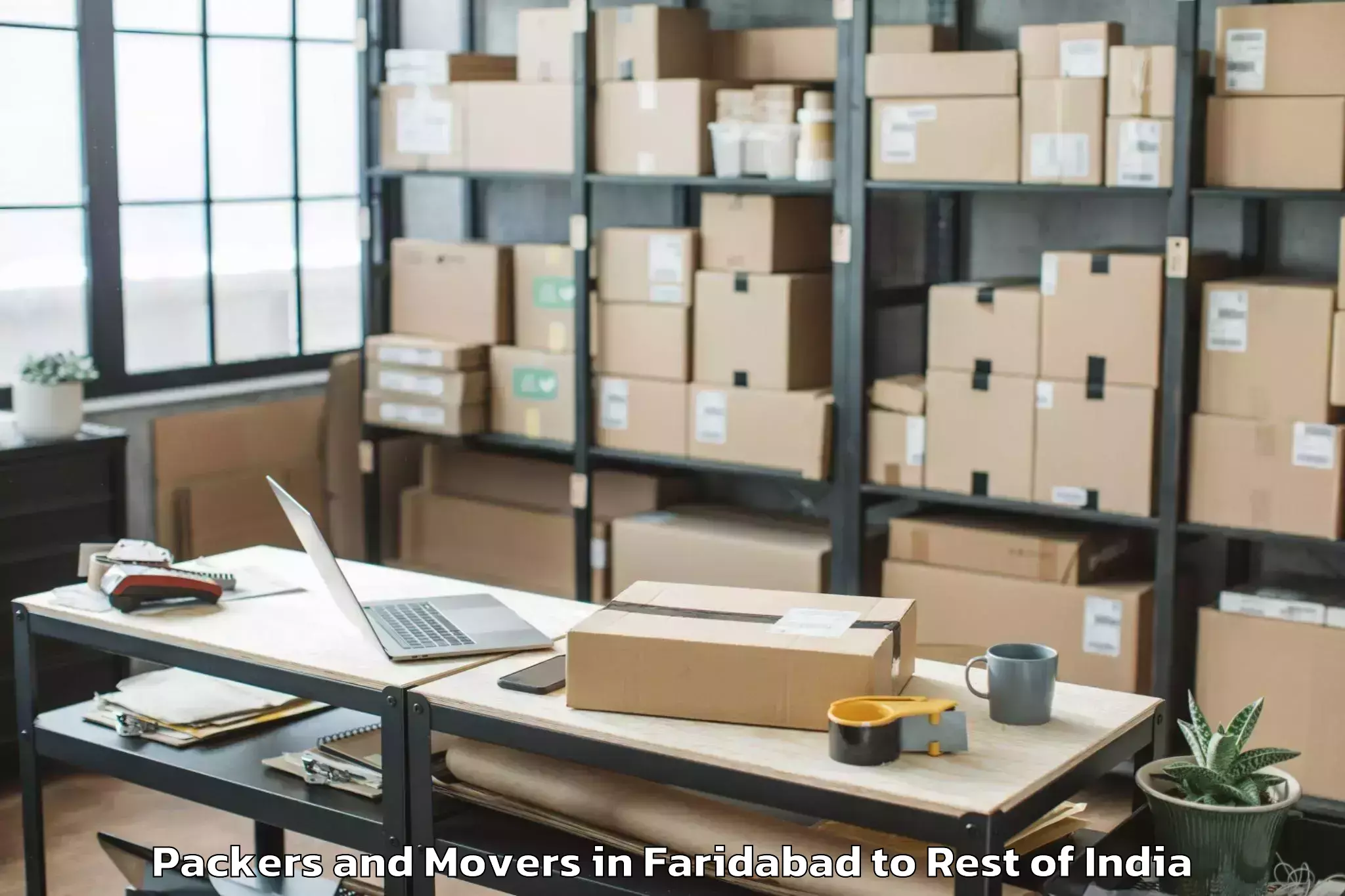 Professional Faridabad to Metengliang Packers And Movers